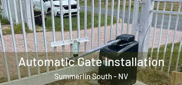 Automatic Gate Installation Summerlin South - NV