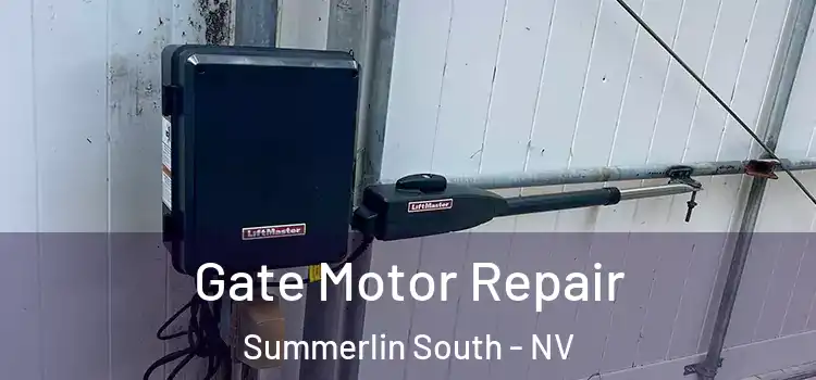 Gate Motor Repair Summerlin South - NV