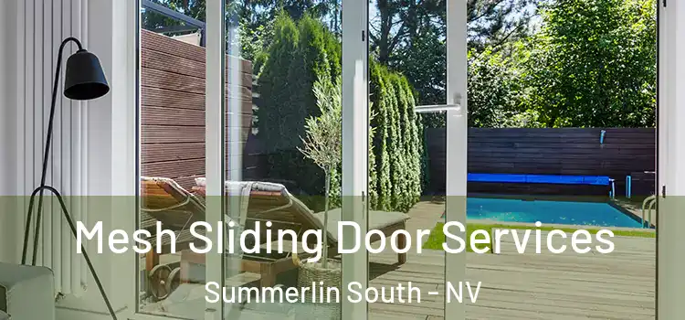 Mesh Sliding Door Services Summerlin South - NV