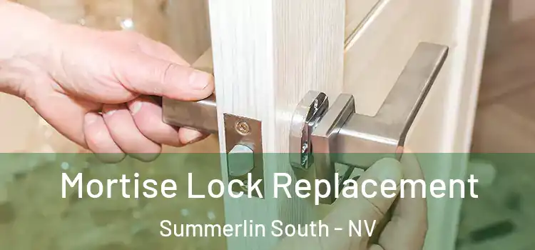 Mortise Lock Replacement Summerlin South - NV